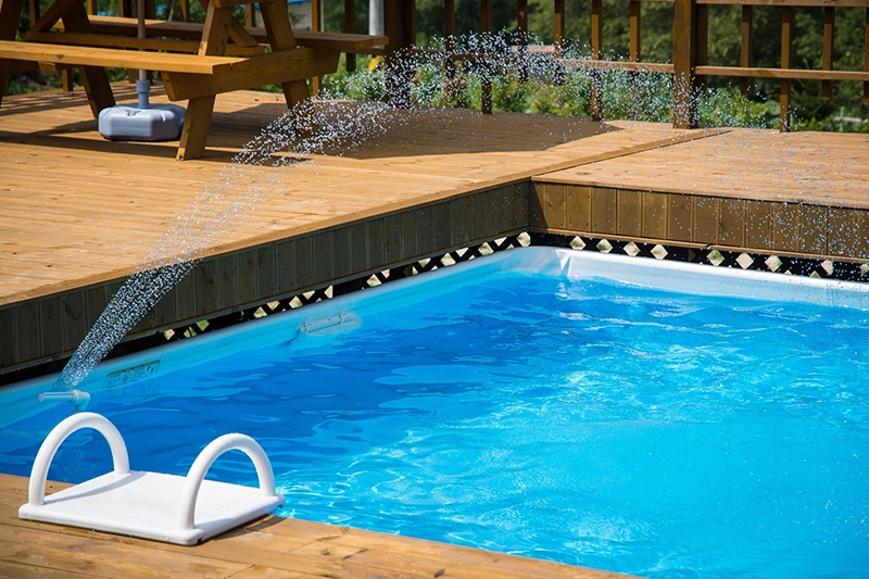 Swimming pool spray Klear Pools Denver CO