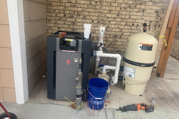 Pool, fountain, and spa equipment repairs
