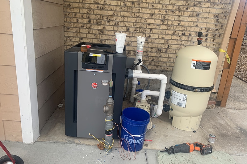 Pool, fountain, and spa equipment repairs